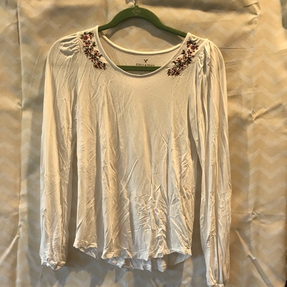 White long sleeve shirt